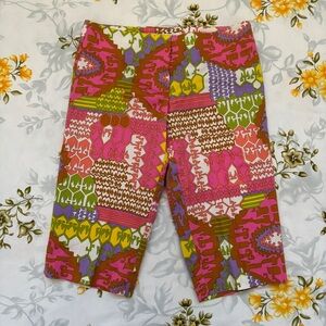 Trina Turk Size 0 Patterned Bermuda Shorts